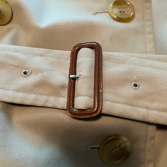 Mens Burberrys Trench Coat Size 36L Nova Check Wool Lining - Picture 11 of 16